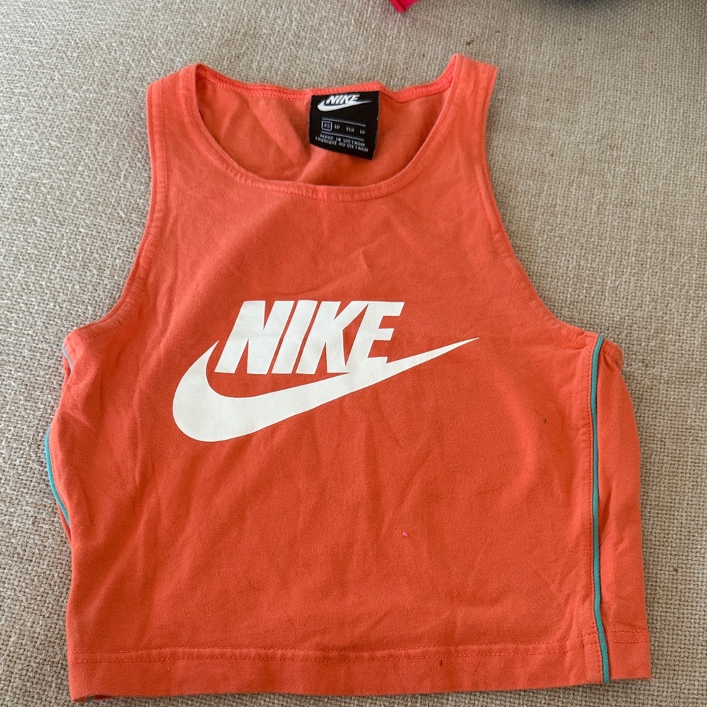 Nike Orange Tank Top